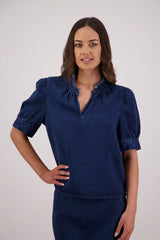 Briarwood Theodore Shirt | Tencel Denim