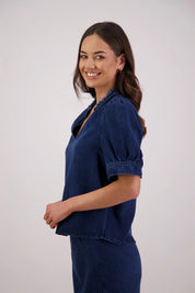 Briarwood Theodore Shirt | Tencel Denim