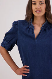 Briarwood Theodore Shirt | Tencel Denim