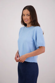 Briarwood Tiger Top |  Sky Blue