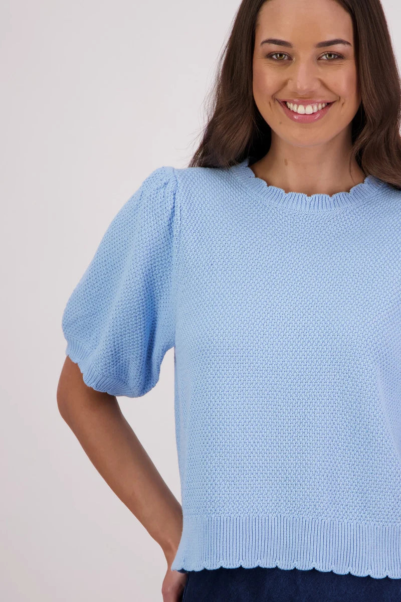 Briarwood Tiger Top |  Sky Blue