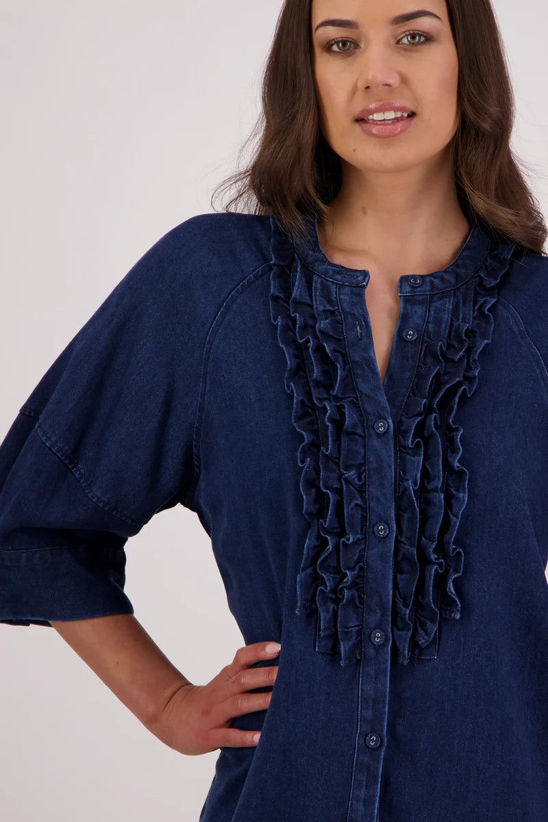 Briarwood Todd  Shirt | Tencel Denim