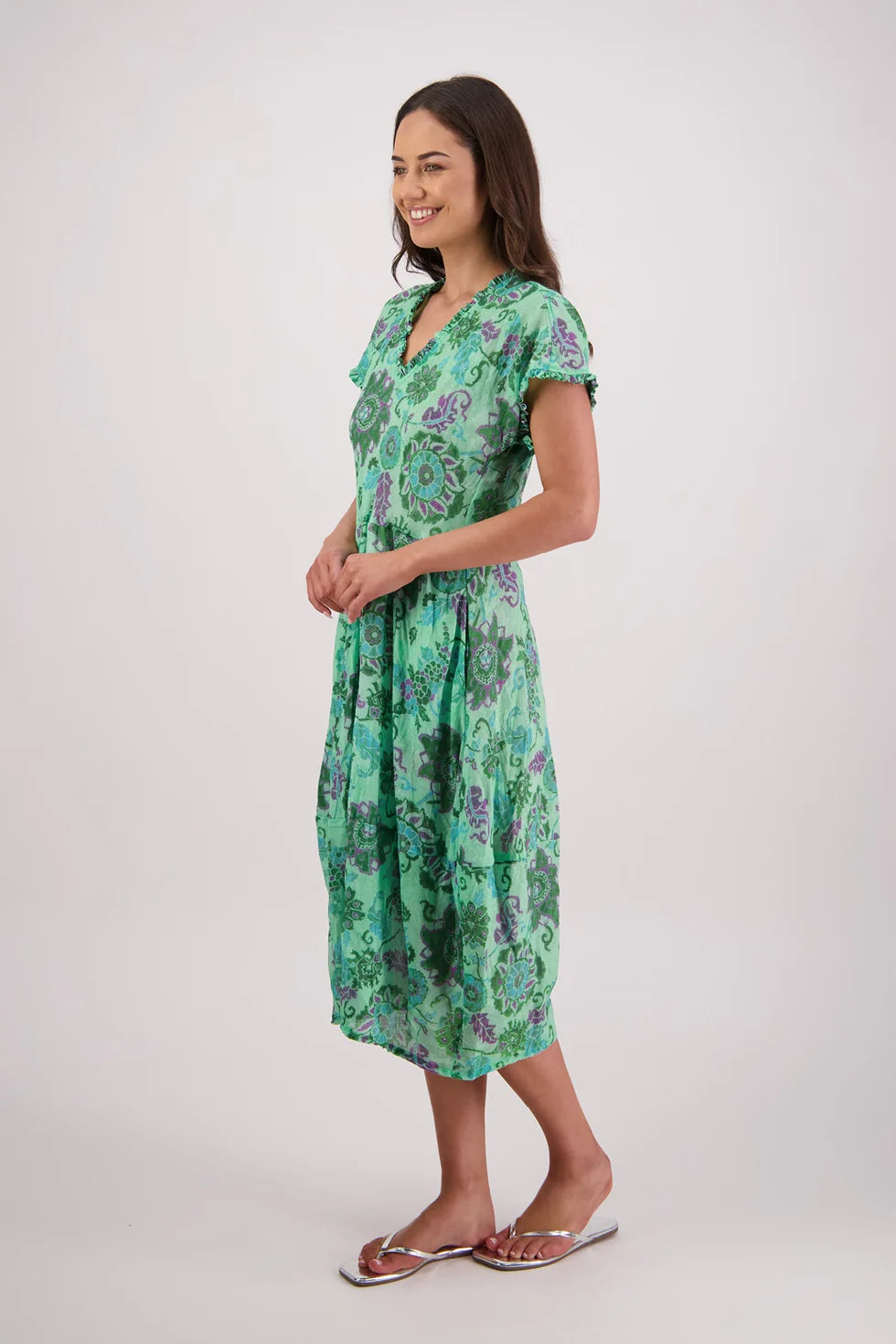 Briarwood Tori Dress | Green Floral