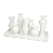 MBH Tray of Vases White