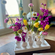 MBH Tray of Vases White