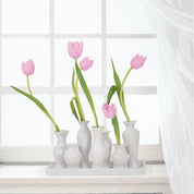MBH Tray of Vases White