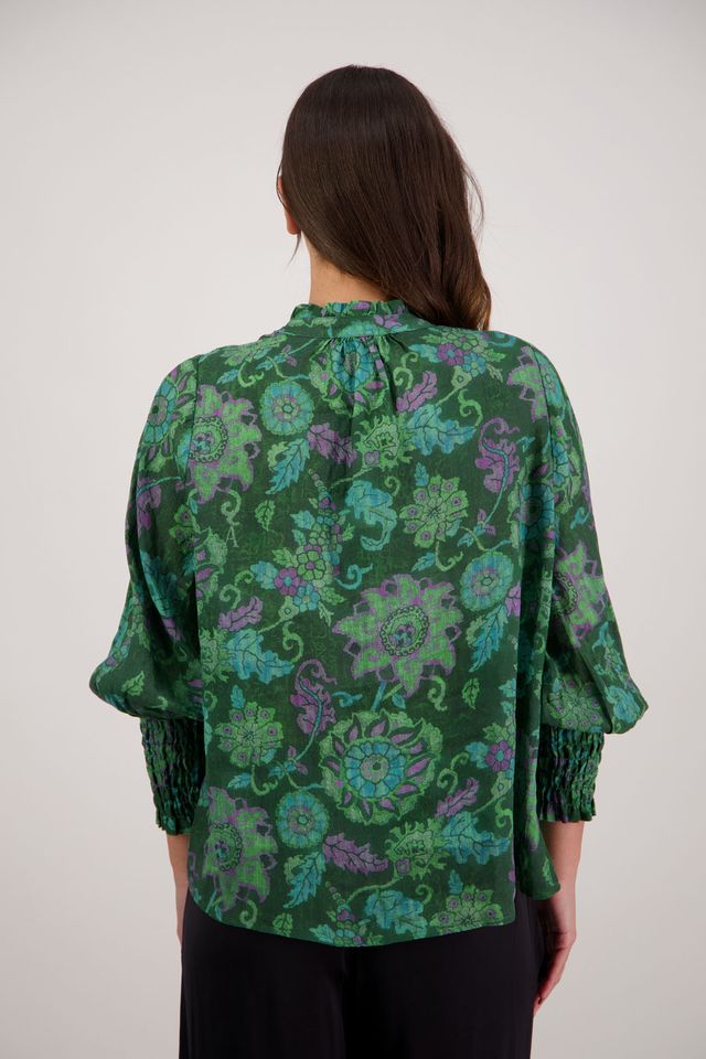 Briarwood Raewyn Shirt | Green Floral