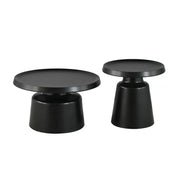 Le Forge Emerson Coffee Table Set Of 2 | Black