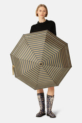 Ilsa Jacobsen Logo Umbrella | Mocca Ombre Blue