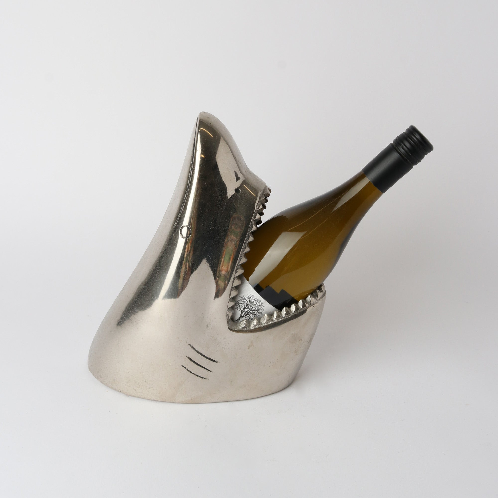 Aluminium Shark Wine Cooler | Nickle