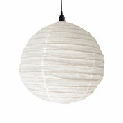 Parnell Linen Light Shades | White Round 60cm