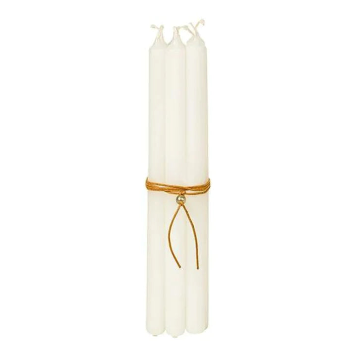 Broste Candle Set Of 8 Ivory