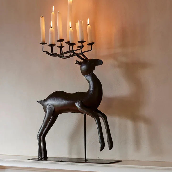 French Country | 10 Cup Iron Reindeer