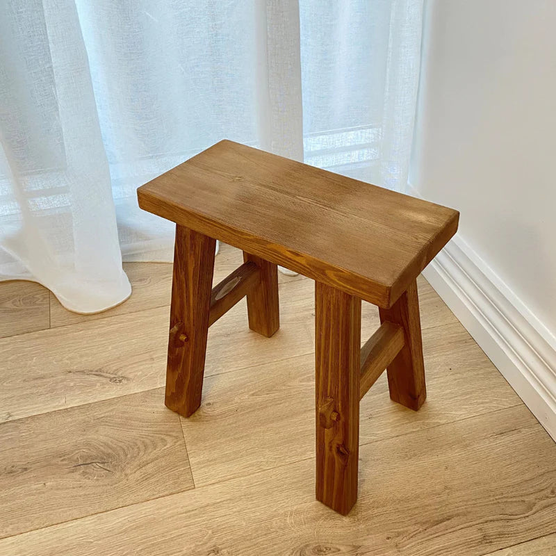 Capulet Reclaimed Wood Small Bench | Natural