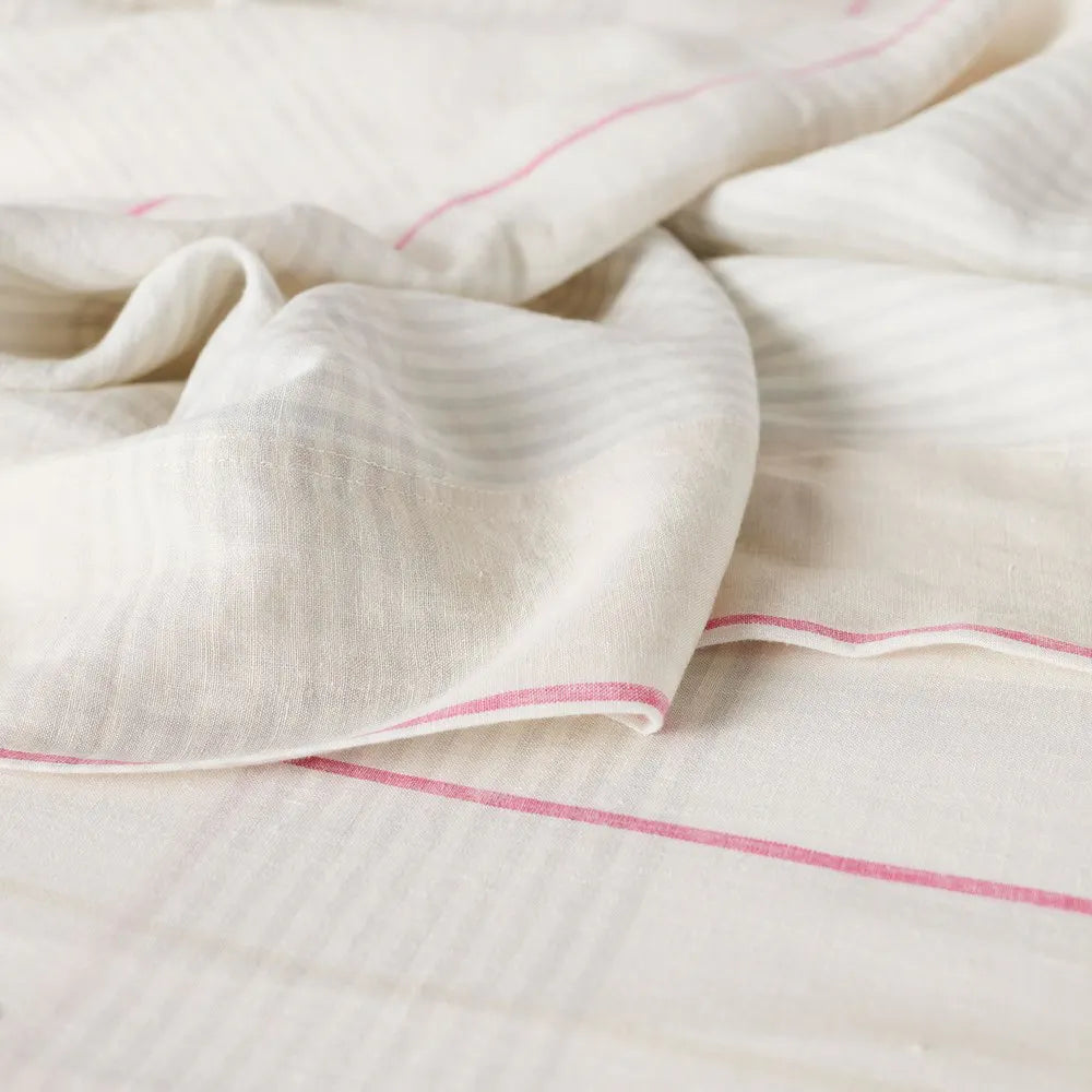 George Street Linen Pure Linen European Pillowcase | Maeve Yarn Dyed