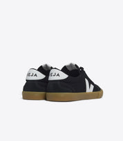 Veja Volley Pierre Leather Sneaker Unisex | Black White Natural Rubber