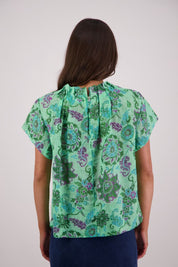 Briarwood Pia Top |  Green Floral