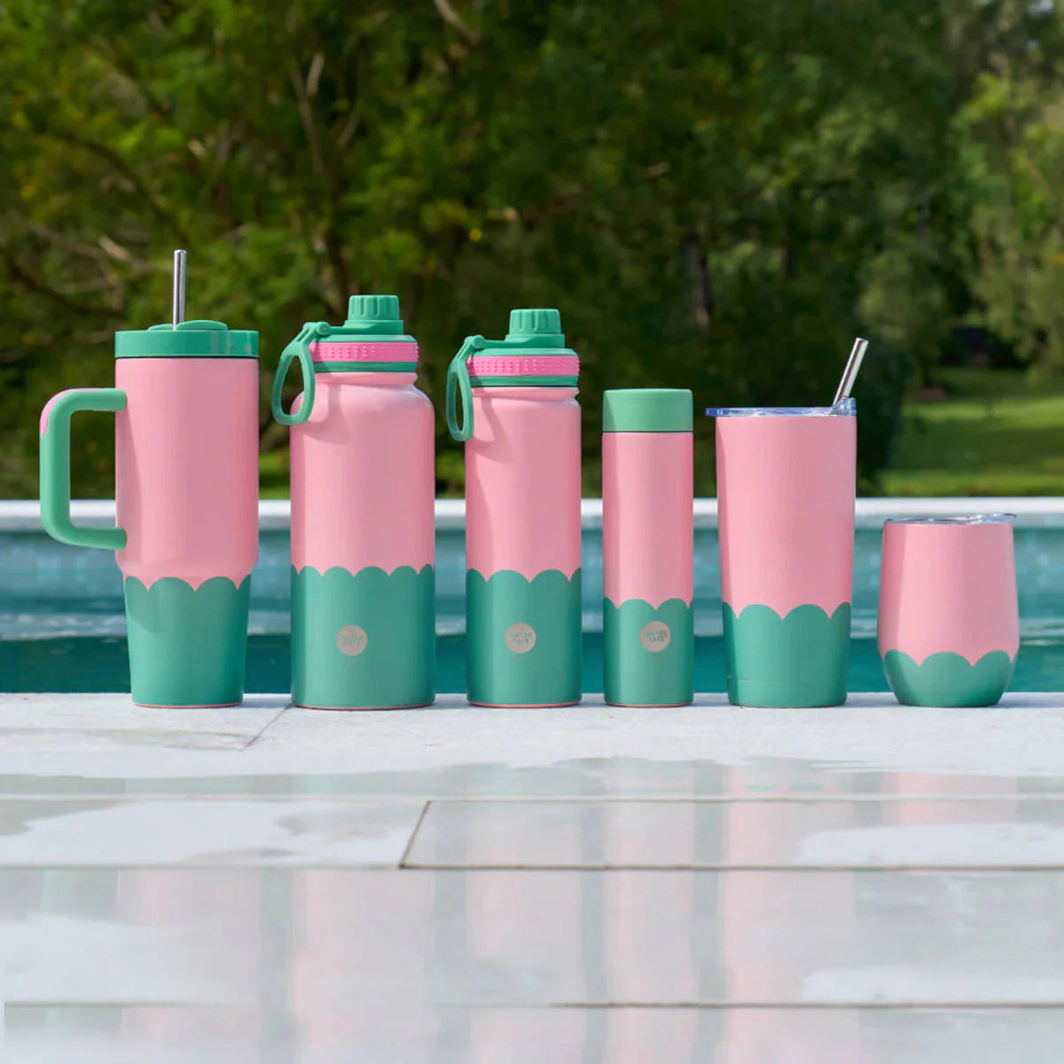 Drink Bottle Wave 1000ml | Musk Green