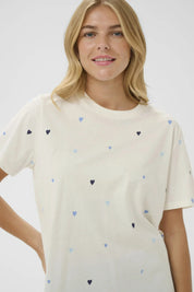 St Tropez Johanna T Shirt | Iced Blue