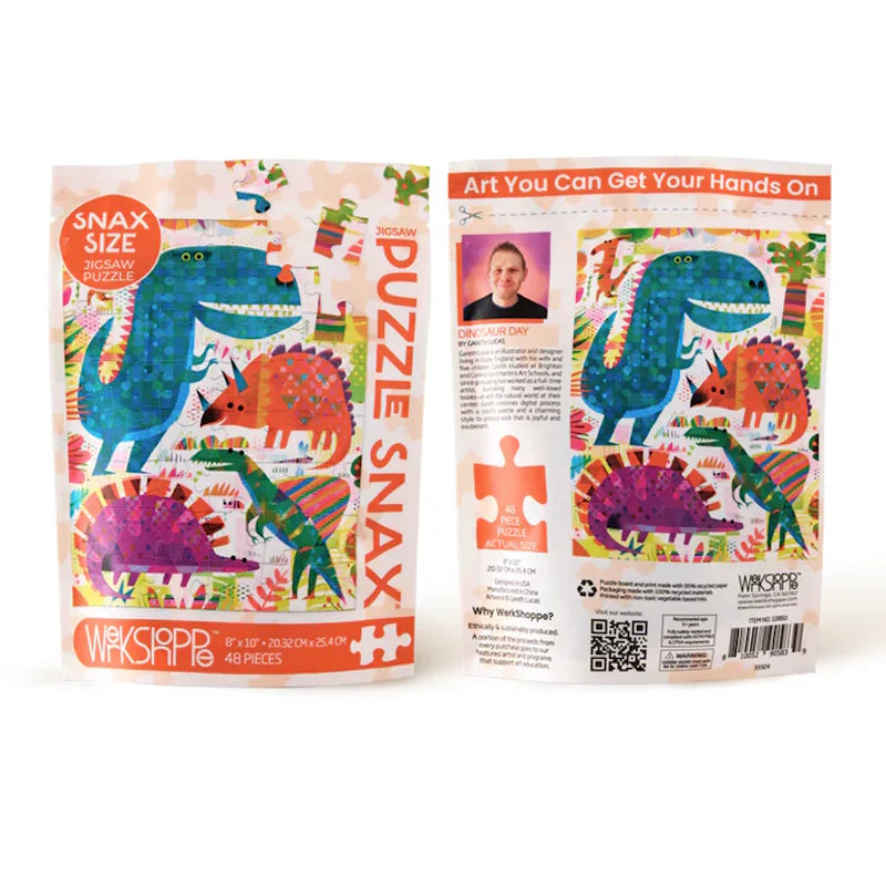 Puzzle Snax 48 Piece | Dinosaur Day