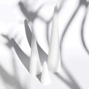 CK Cone Candles Pure White
