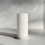 Ck Ripple Pillar White L (7.5x15 cm)