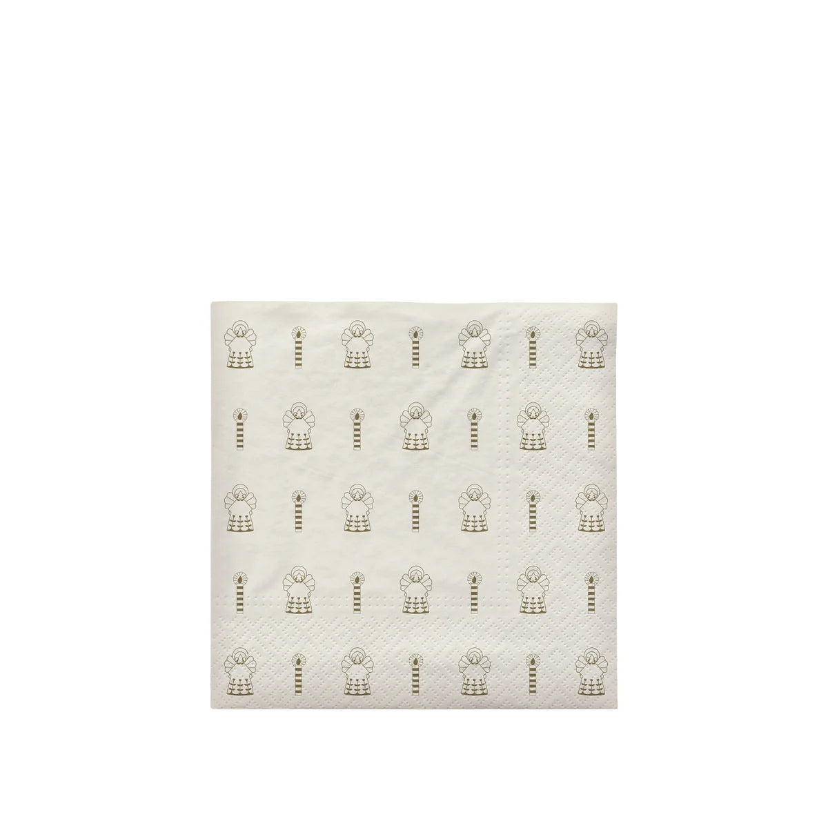 Broste Paper Napkin Fairy Tale | Gold Off White