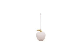 Maytime Enamel Hanging Apple | White