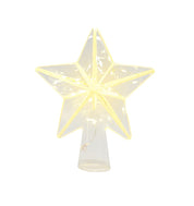 Maytime Sirius Agnes Christmas Tree Top | Clear White