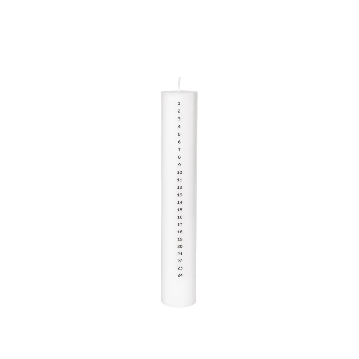 Broste Christmas Eco Calendar Candle | Pure White