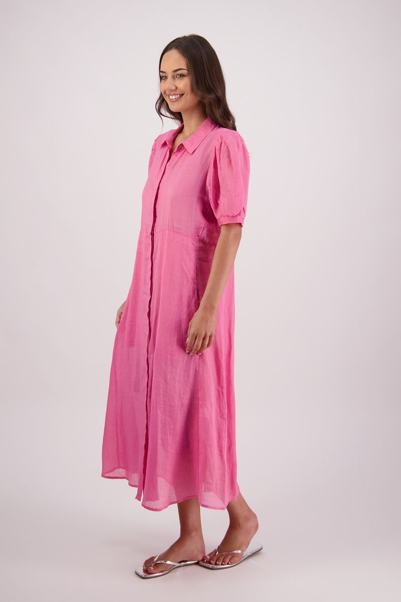 Briarwood Thelma Dress | Ramie Pink