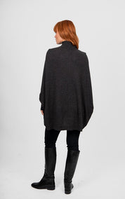 Bridge & Lord Poncho Pullover | Black
