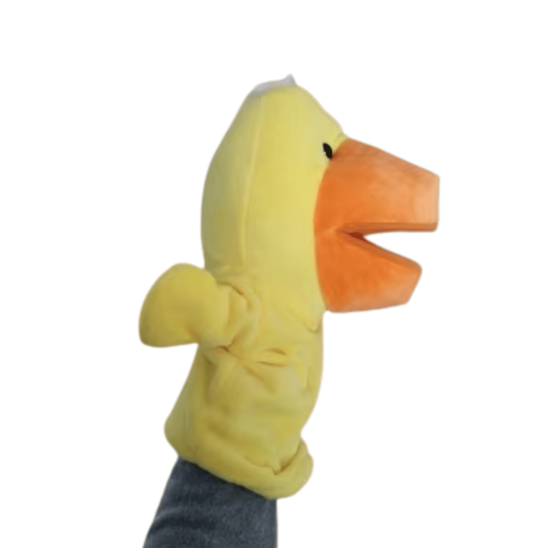 Squoodles Yellow Duck Hand Puppet | Large