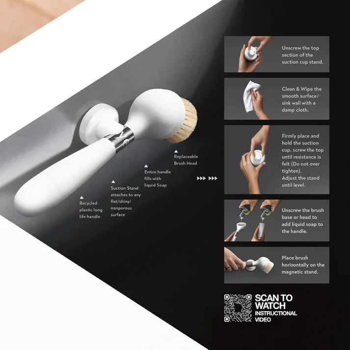 Yeseco V2 Handle With Magnetic Stand | White