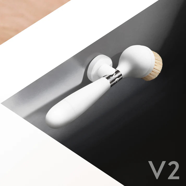 V2 Handle With Suction Stand | White