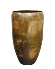 Kelda Metal Pot Toria | Antique Gold Tall