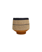 Kintu Aria Basket Mustard Base | Natural Crossed Lines