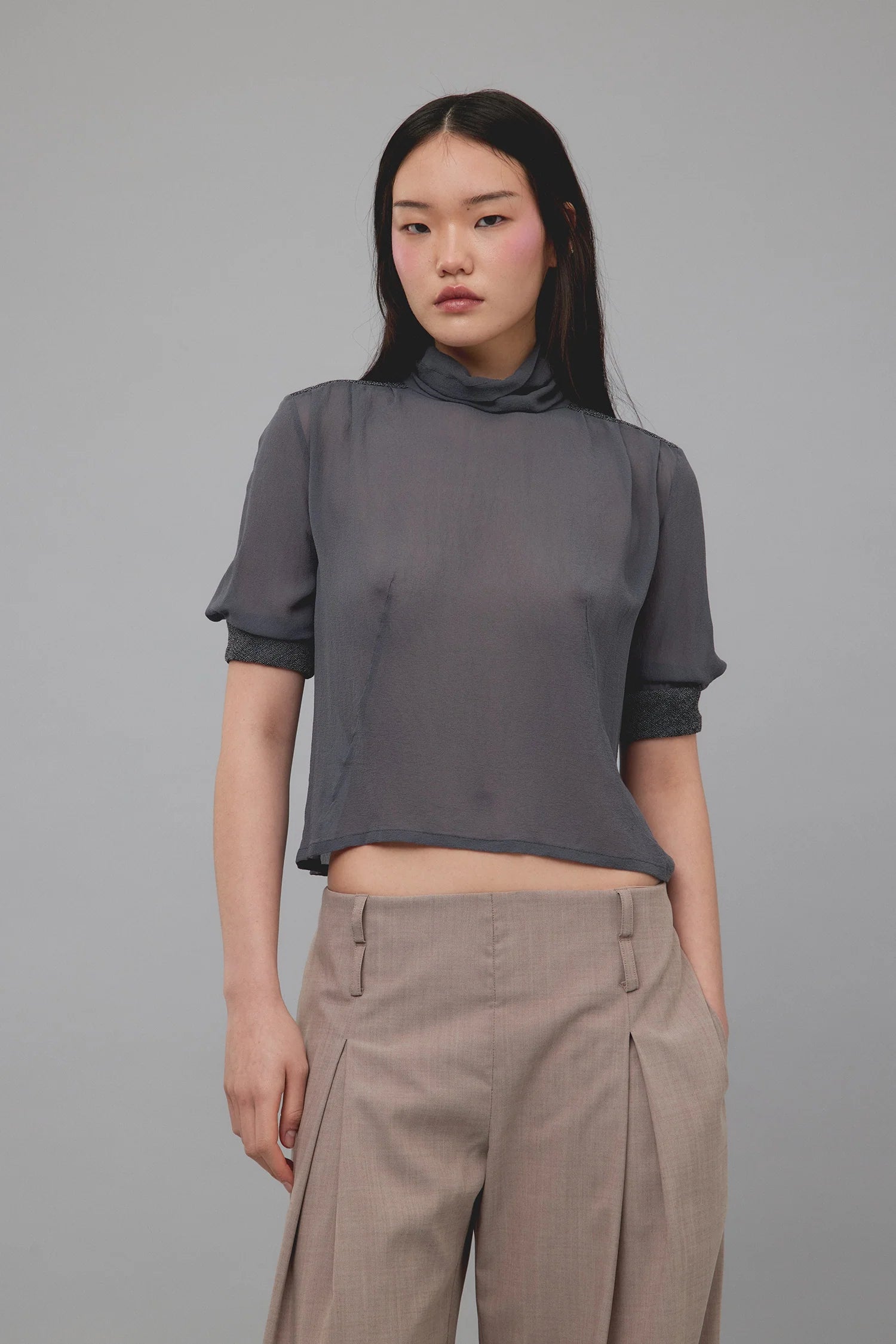 Zambesi Accent Top | Gris