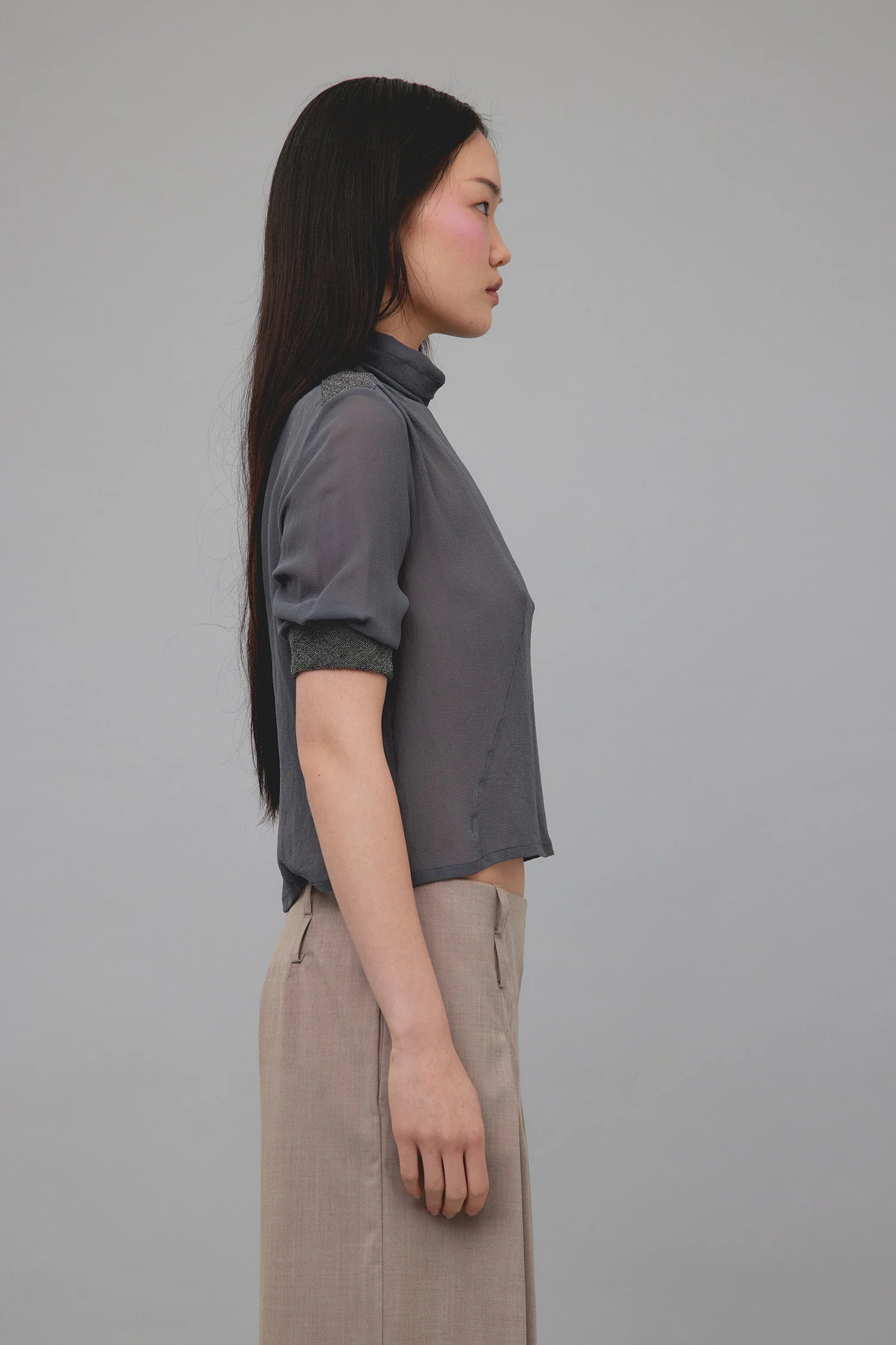 Zambesi Accent Top | Gris