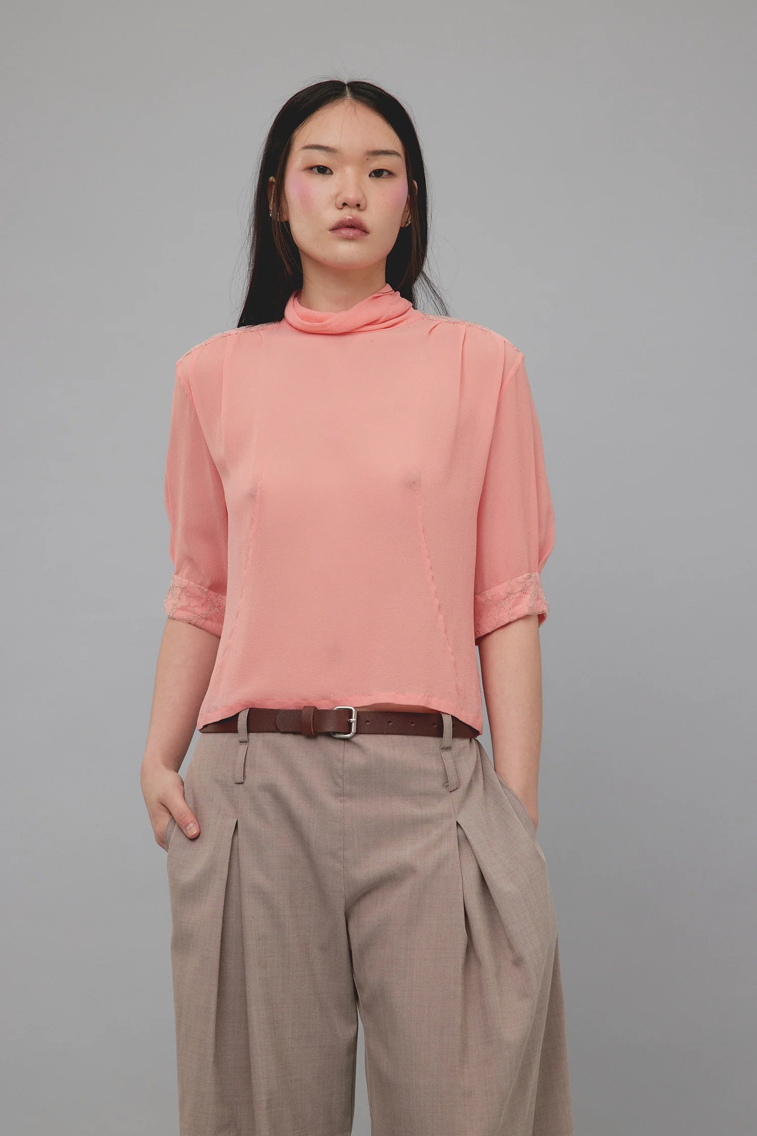 Zambesi Accent Top | Rosewater