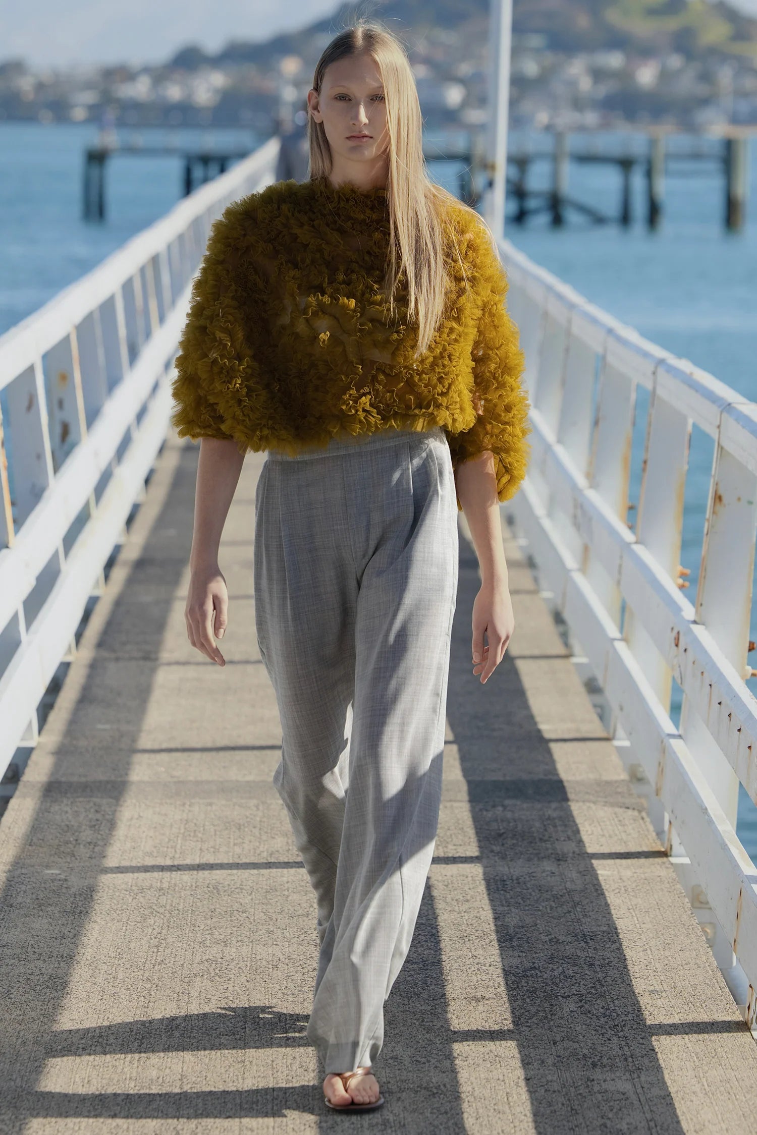 Zambesi Abyss In Tulle | Deep Mustard