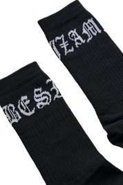 Zambesi Merino Socks | Black White