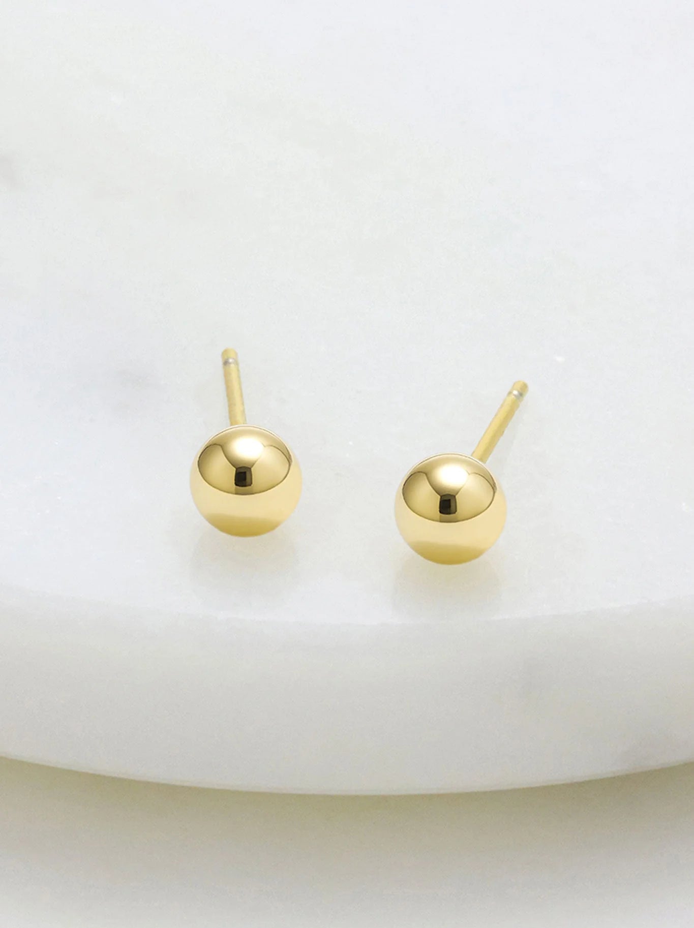 Zafino Ball Stud | Gold