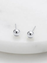 Zafino Ball Stud | Silver