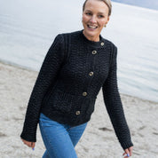 Moke Elle Womens Cardigan | Black