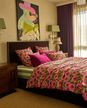 Kip & Co Golden Peony Organic Cotton Pillowcases | Set Of 2