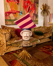 Kip & Co Velvet Cushion | Plum Jam