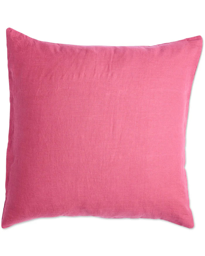 Kip & Co Baroque Rose Linen Euro Pillowcases | Set Of 2