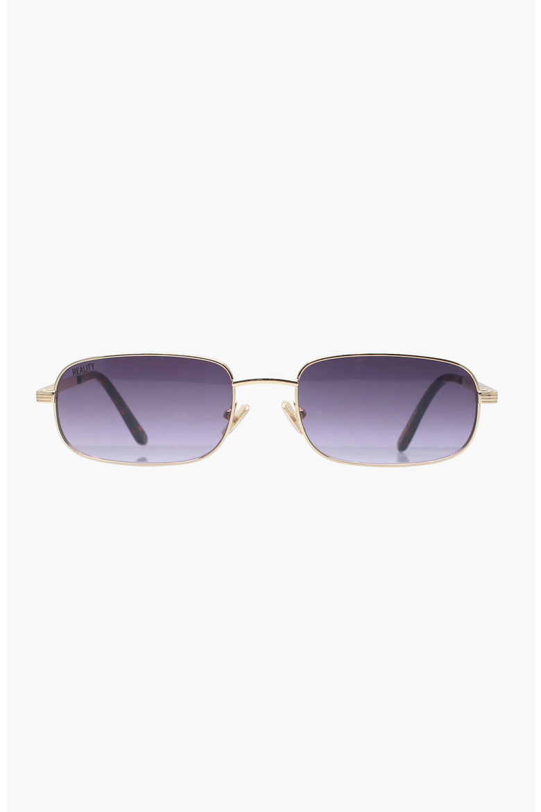 Reality Future Sound Sunglasses | Gold Smoke