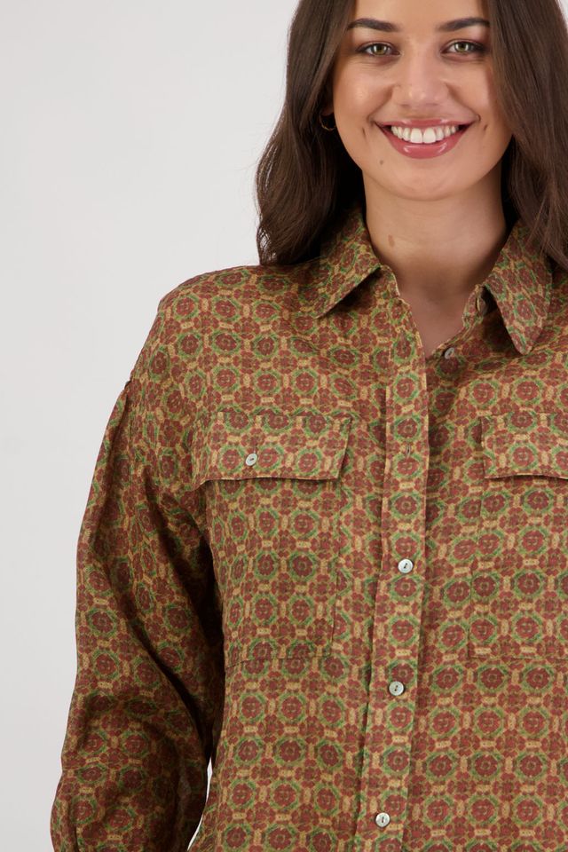 Briarwood Ripley Shirt | Camel Tile